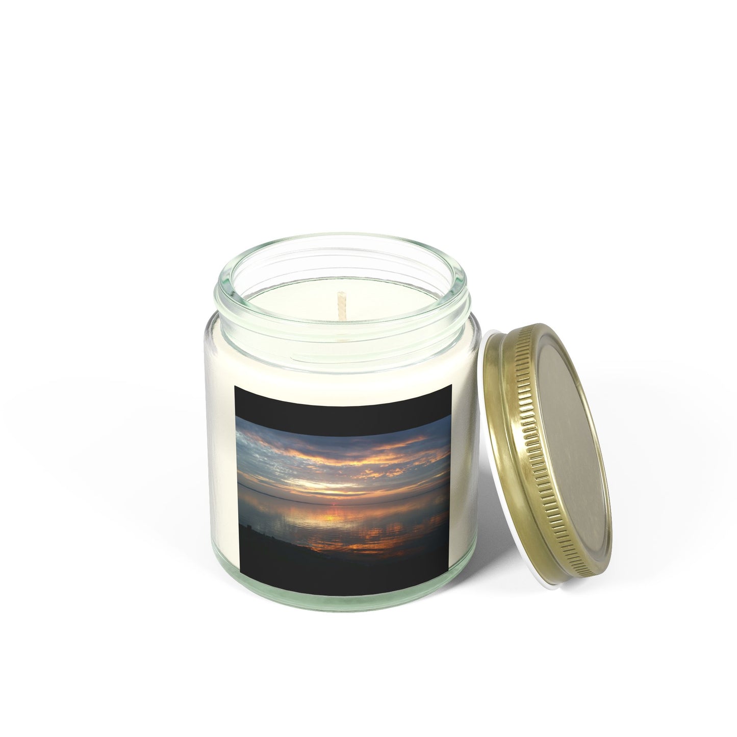 Coconut Apricot Scented Candle - Relaxing Sunset Vibes, Perfect for Home Decor & Gifts