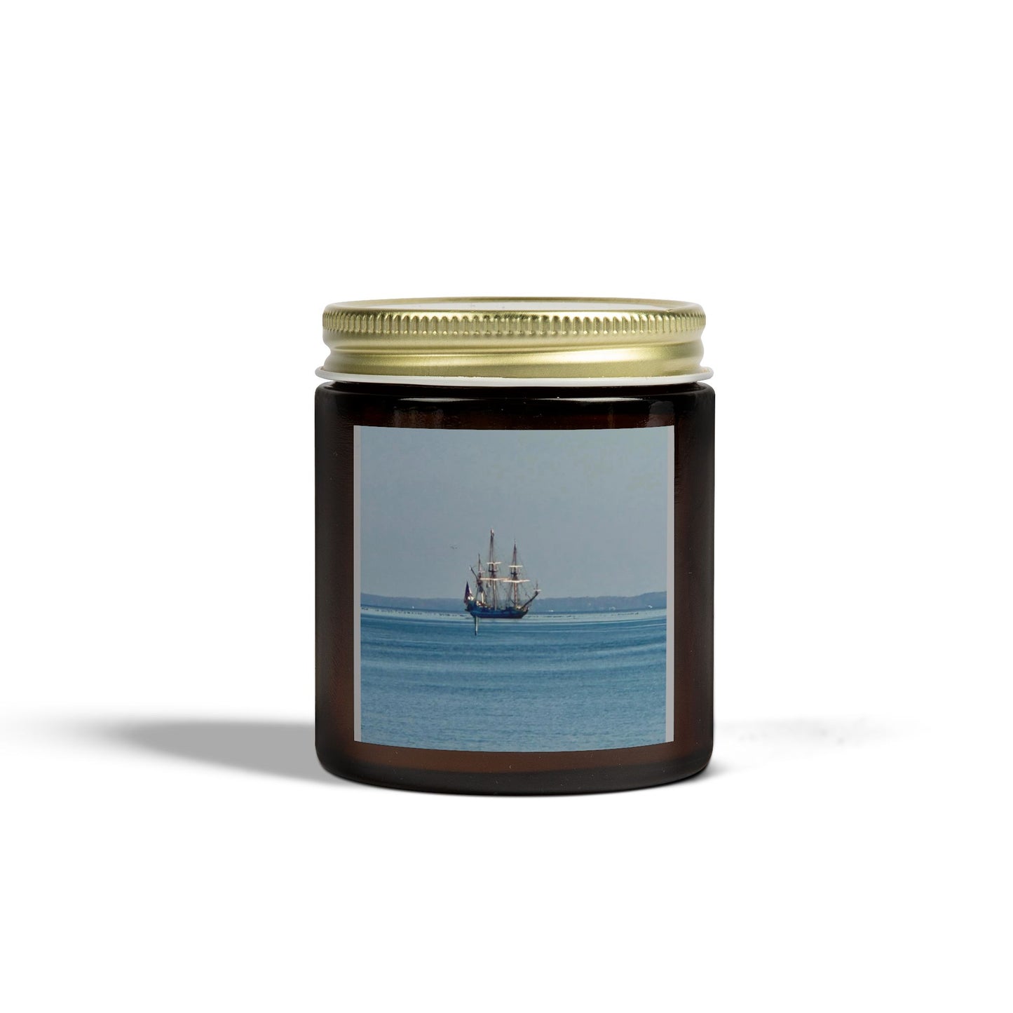 Nautical Scented Candles, Coconut Apricot Wax (4oz, 9oz)