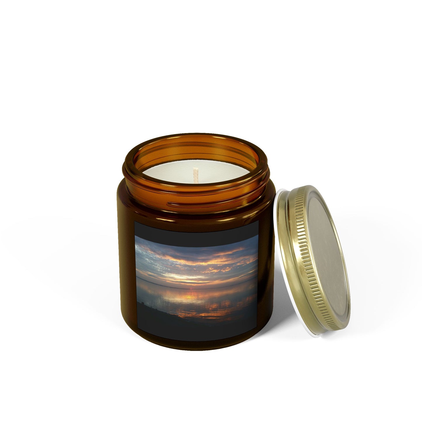 Coconut Apricot Scented Candle - Relaxing Sunset Vibes, Perfect for Home Decor & Gifts
