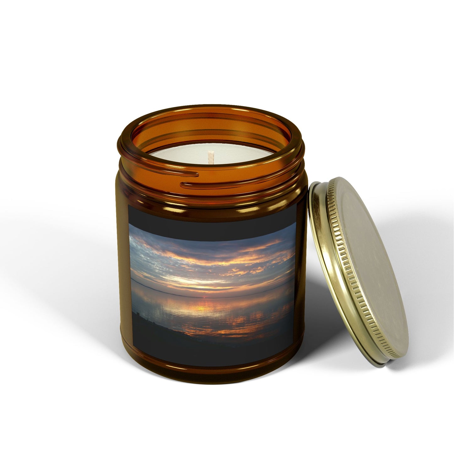Coconut Apricot Scented Candle - Relaxing Sunset Vibes, Perfect for Home Decor & Gifts