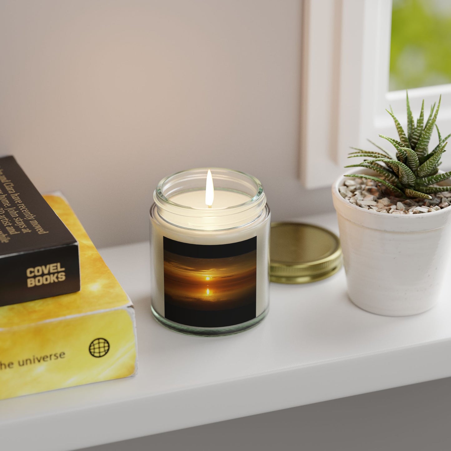 Sunset Scented Candle | Coconut Apricot Wax - 4oz & 9oz