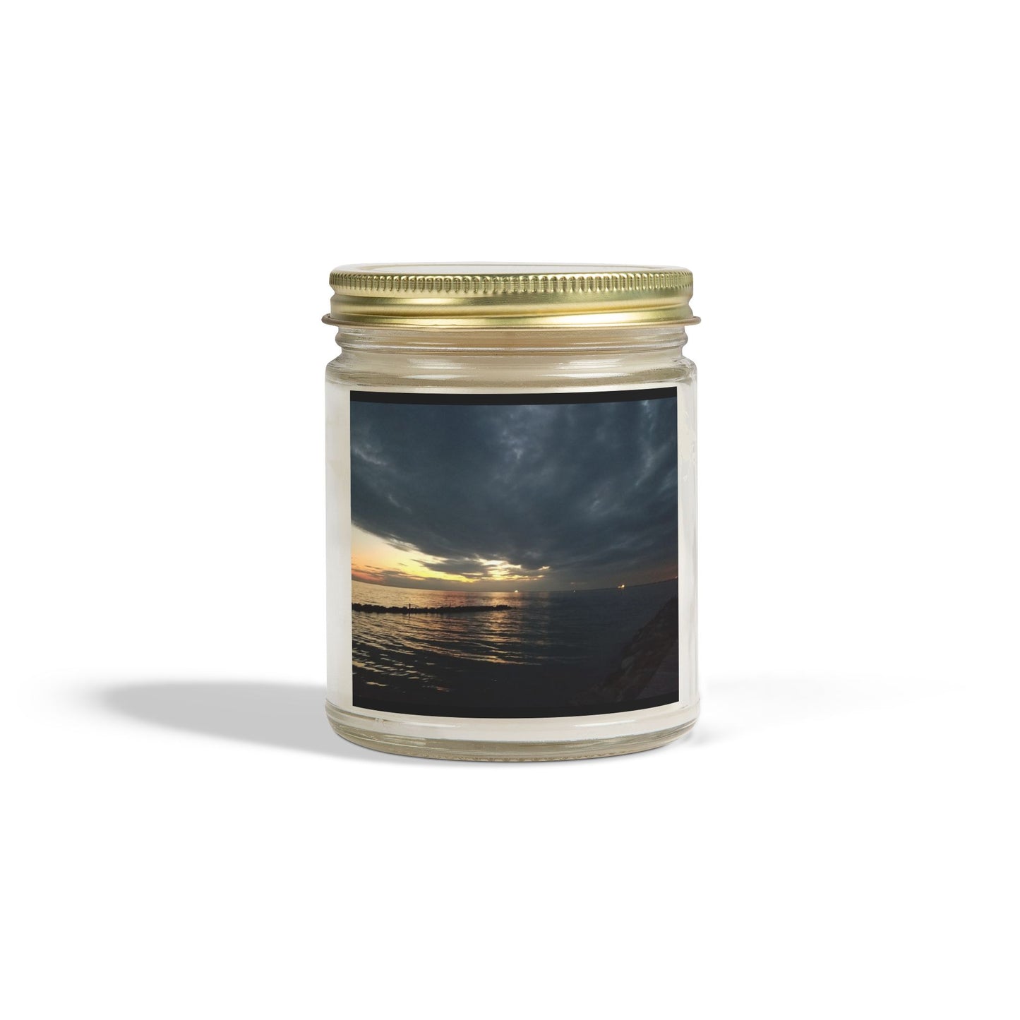 Coastal Sunset Scented Candle - Coconut Apricot Wax (4oz & 9oz)