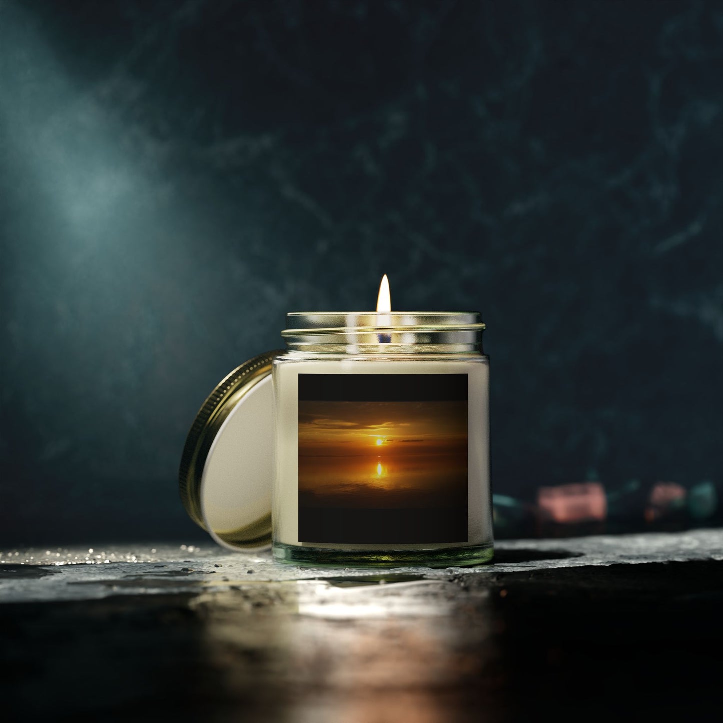 Sunset Scented Candle | Coconut Apricot Wax - 4oz & 9oz