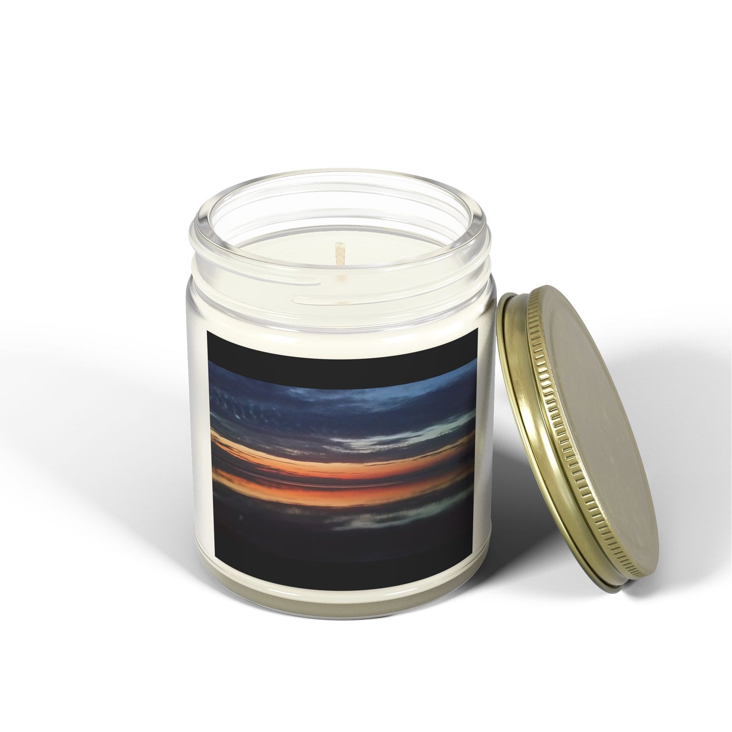 Sunset Bliss Scented Candle - Coconut Apricot Wax (4oz & 9oz)