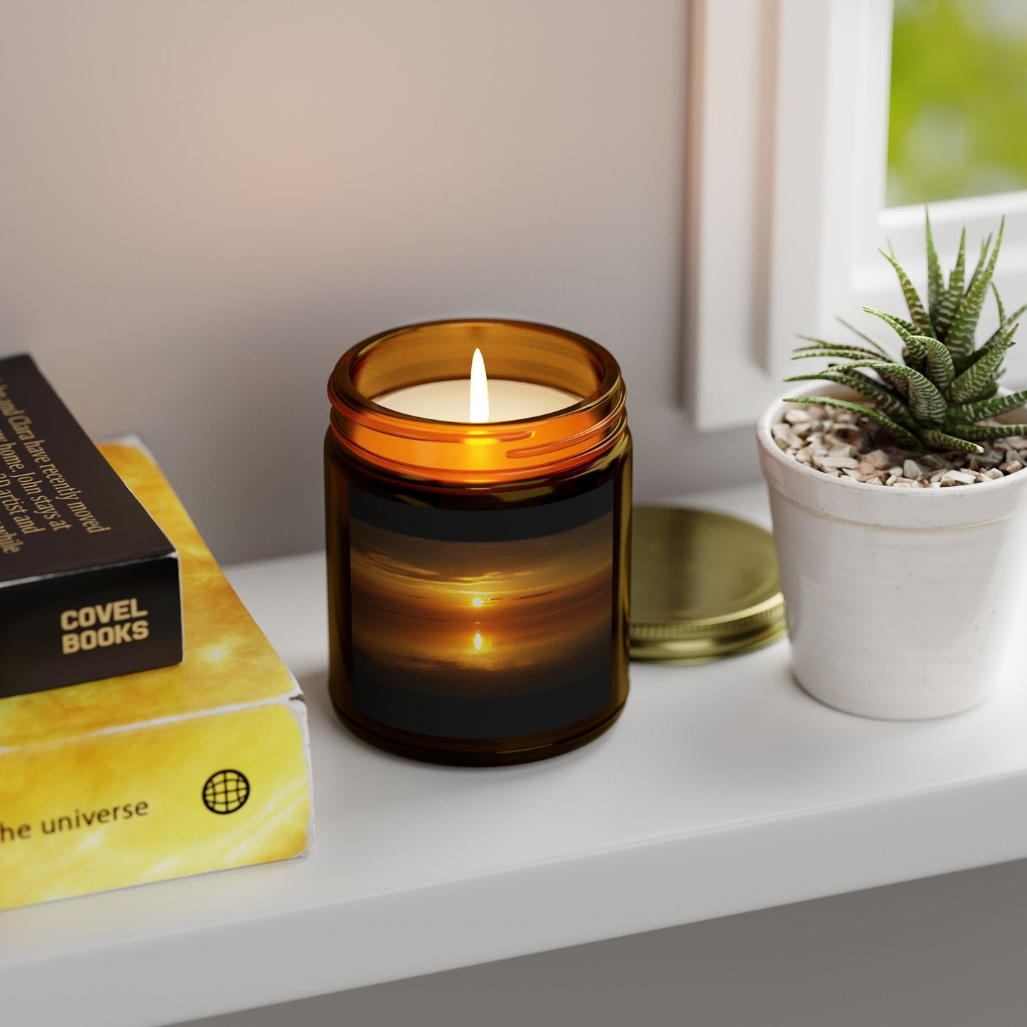 Sunset Scented Candle | Coconut Apricot Wax - 4oz & 9oz