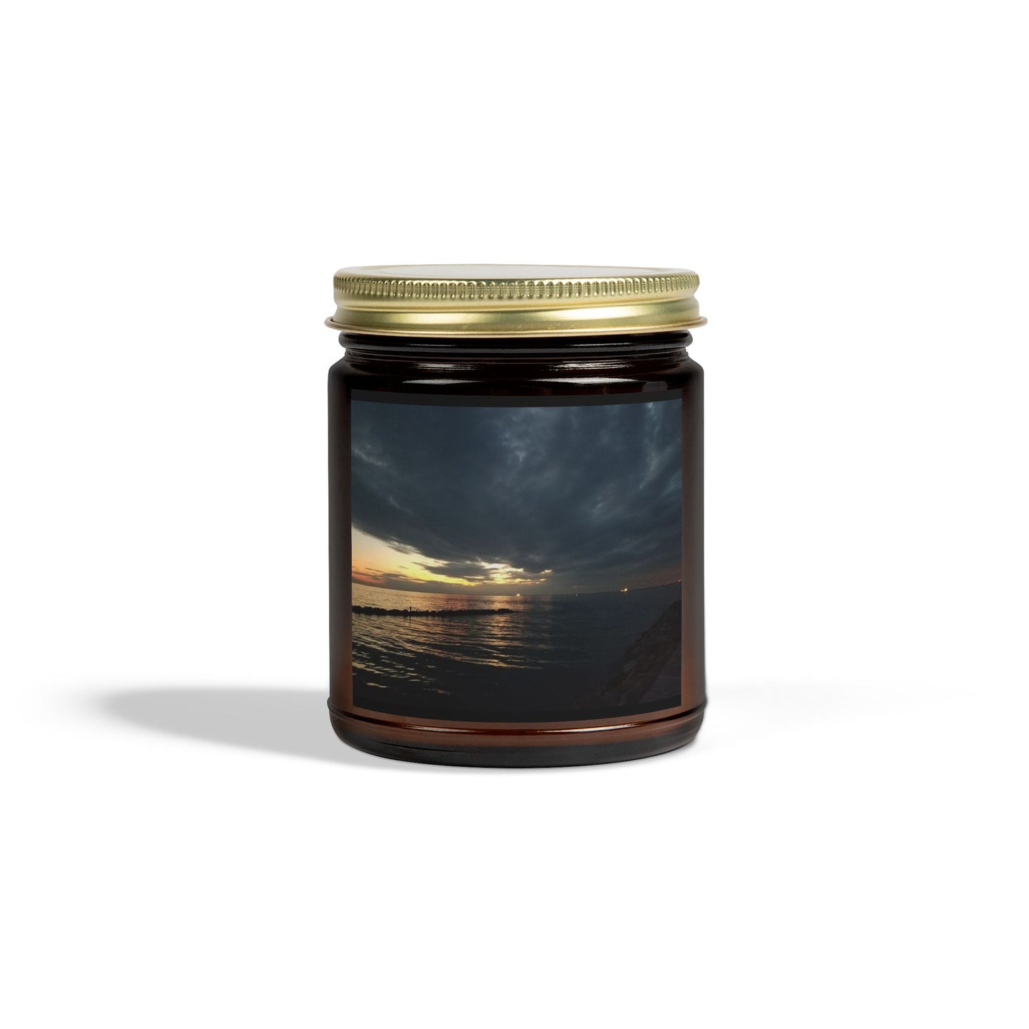 Coastal Sunset Scented Candle - Coconut Apricot Wax (4oz & 9oz)