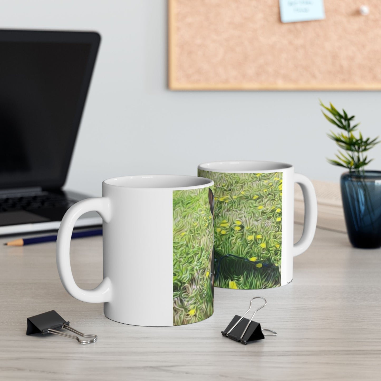 Min Pin Ceramic Mug, (11oz, 15oz)