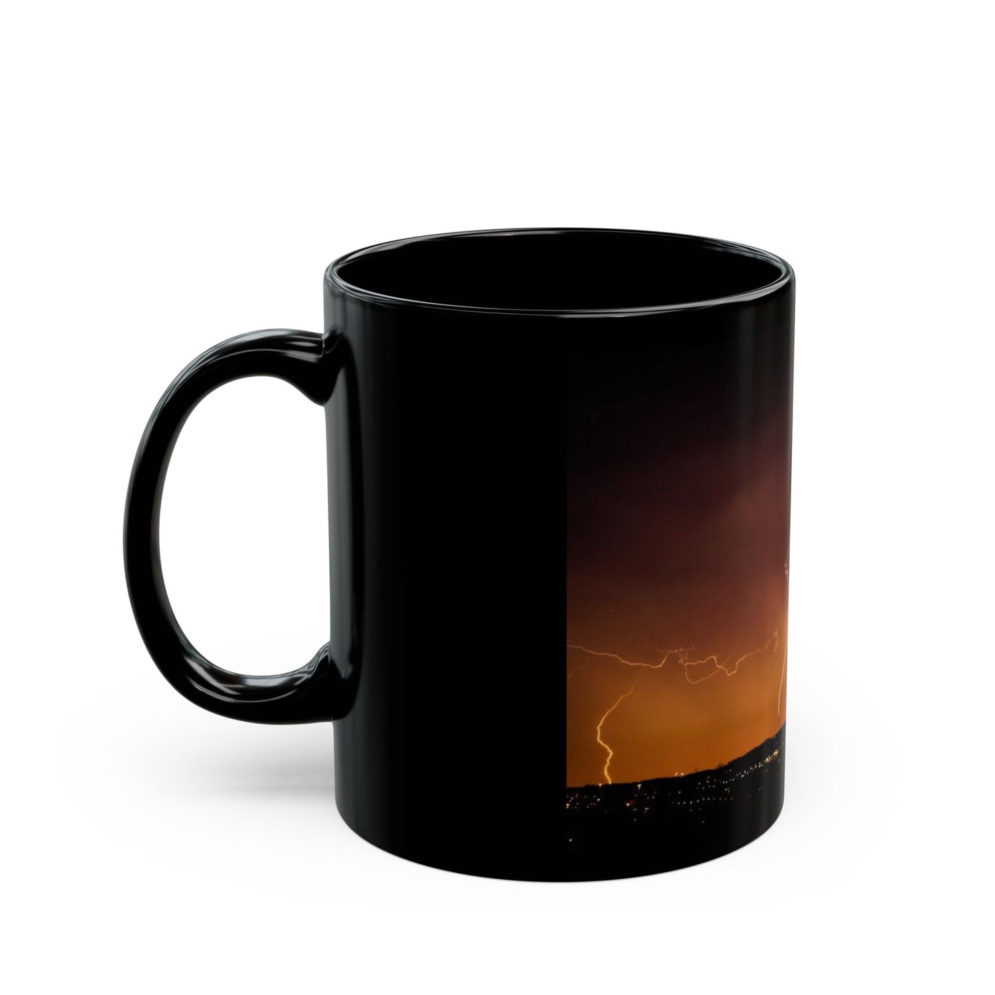 Lightning Black Mug (11oz, 15oz)