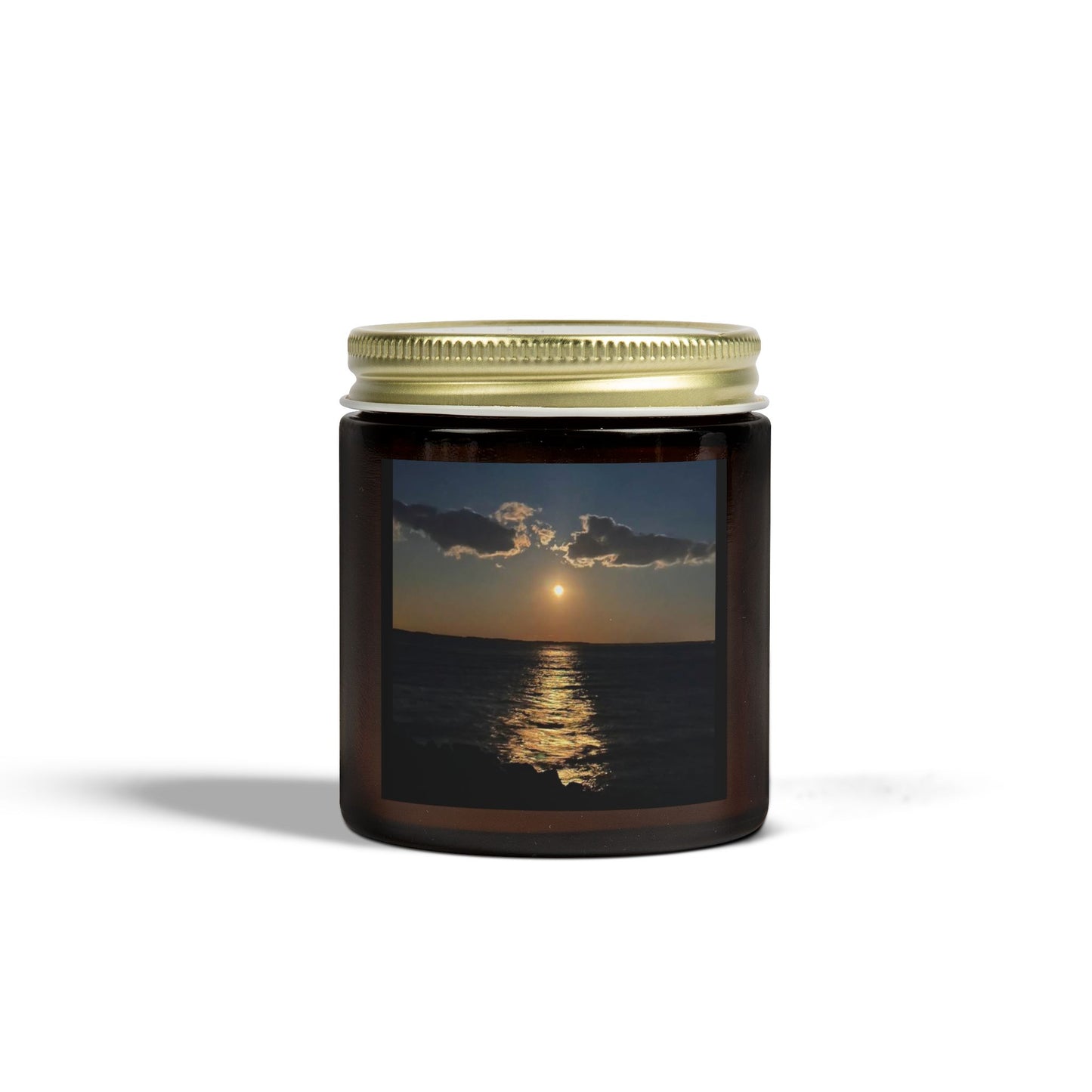 Coastal Sunset Scented Candle - Coconut Apricot Wax (4oz, 9oz)
