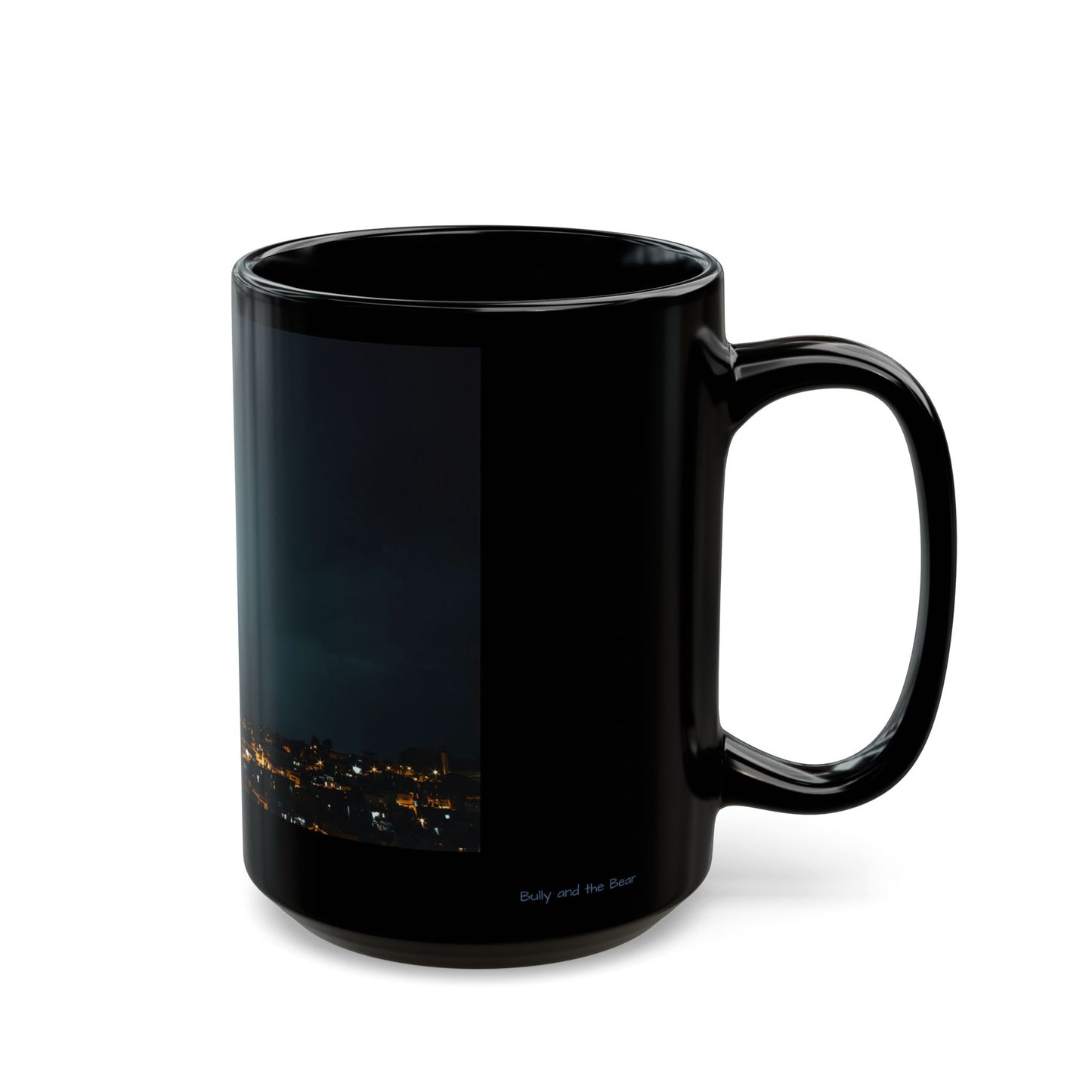 Blue lightning Black Mug (11oz, 15oz)