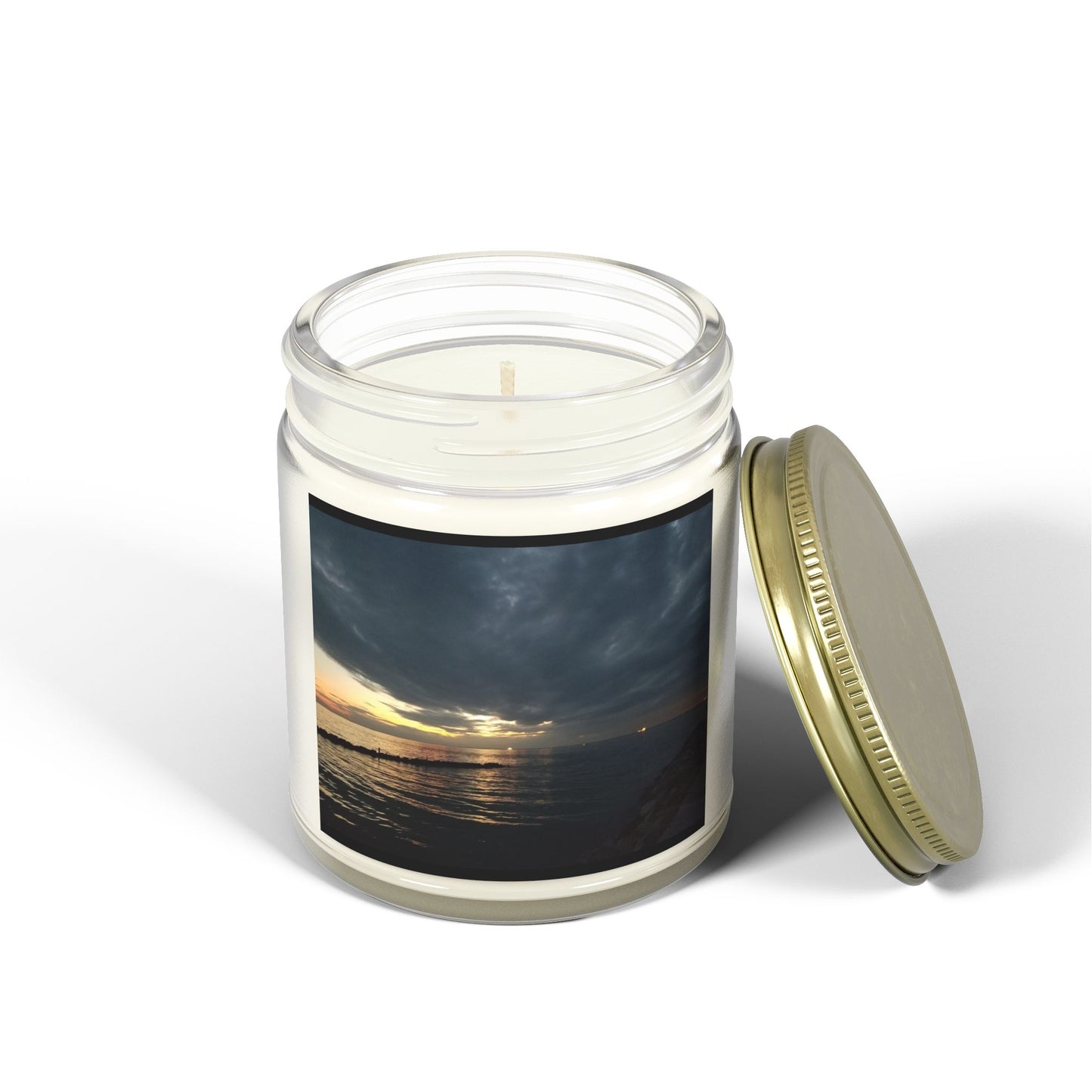 Coastal Sunset Scented Candle - Coconut Apricot Wax (4oz & 9oz)