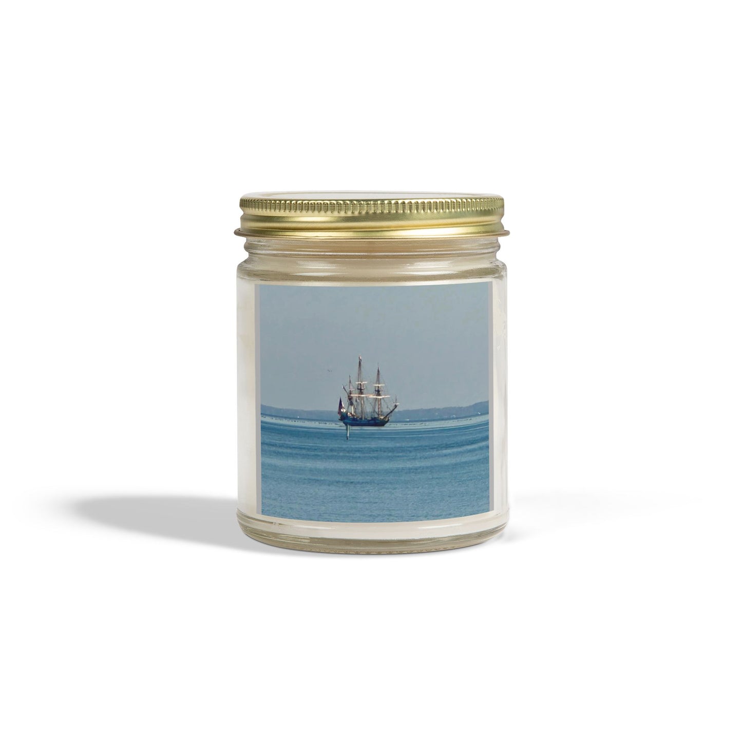 Nautical Scented Candles, Coconut Apricot Wax (4oz, 9oz)