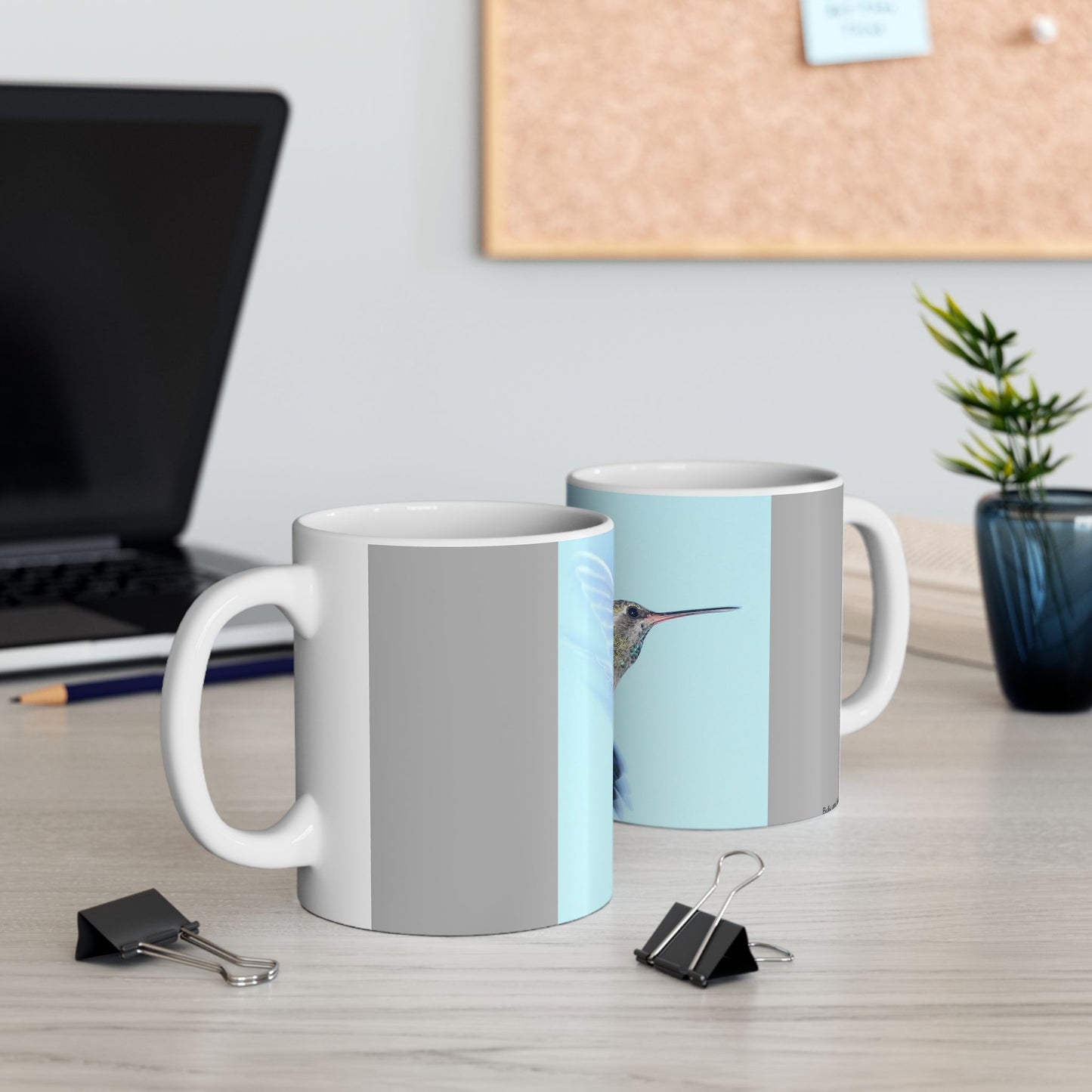 Hummingbird Ceramic Mug, (11oz, 15oz)