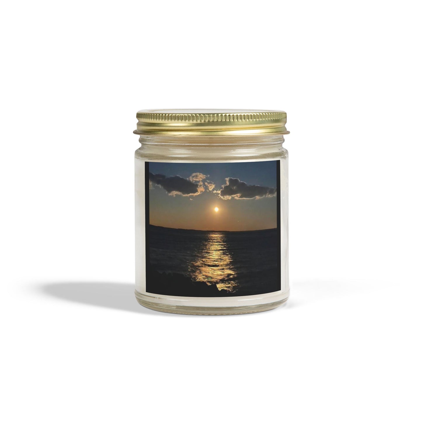 Coastal Sunset Scented Candle - Coconut Apricot Wax (4oz, 9oz)