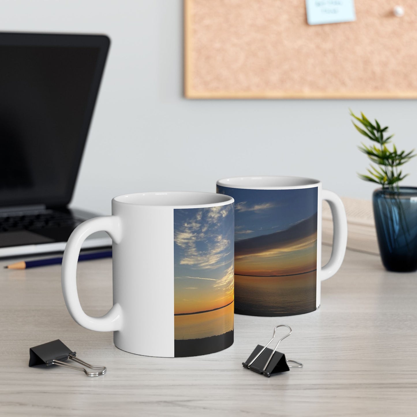 Sunrise Ceramic Mug, (11oz, 15oz)