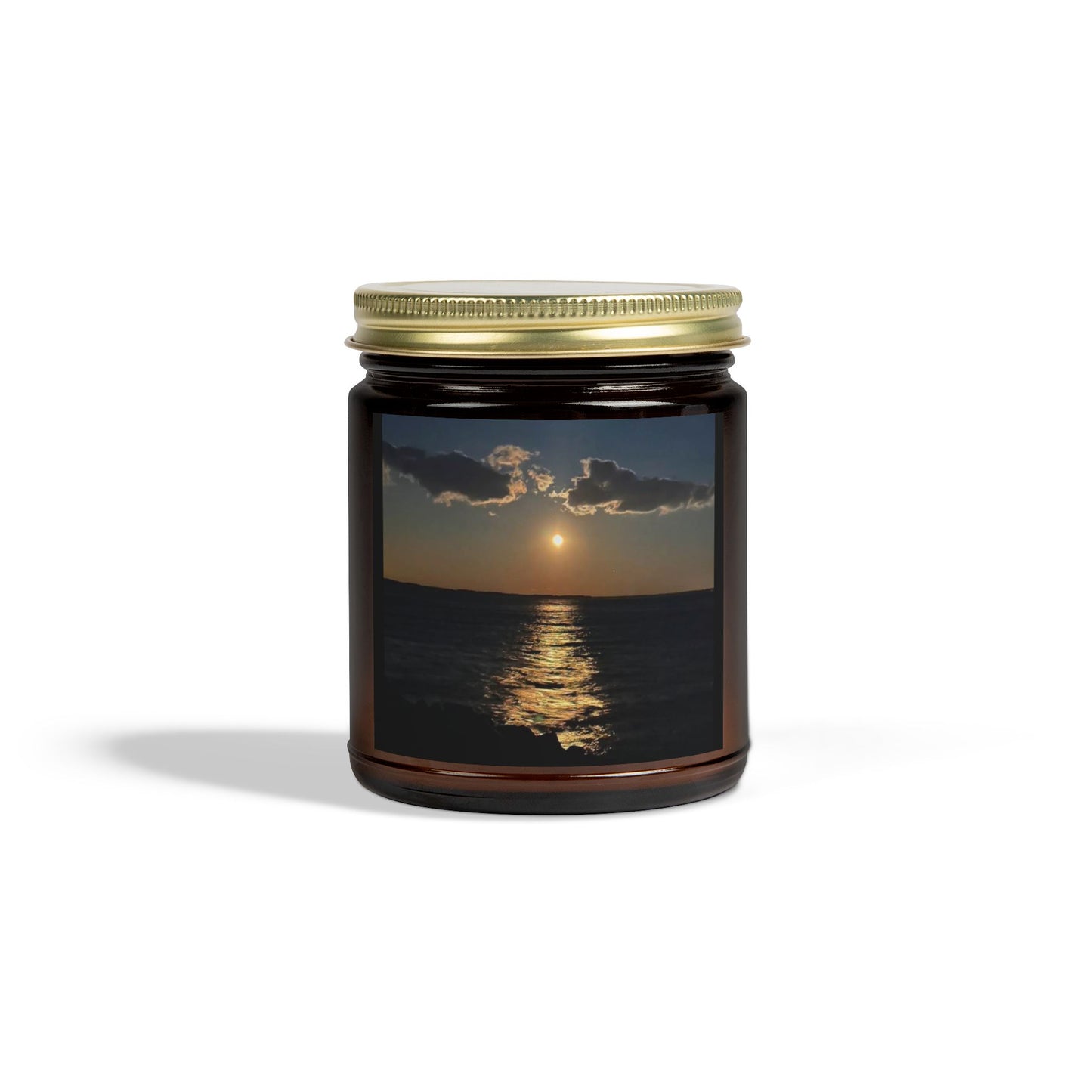 Coastal Sunset Scented Candle - Coconut Apricot Wax (4oz, 9oz)