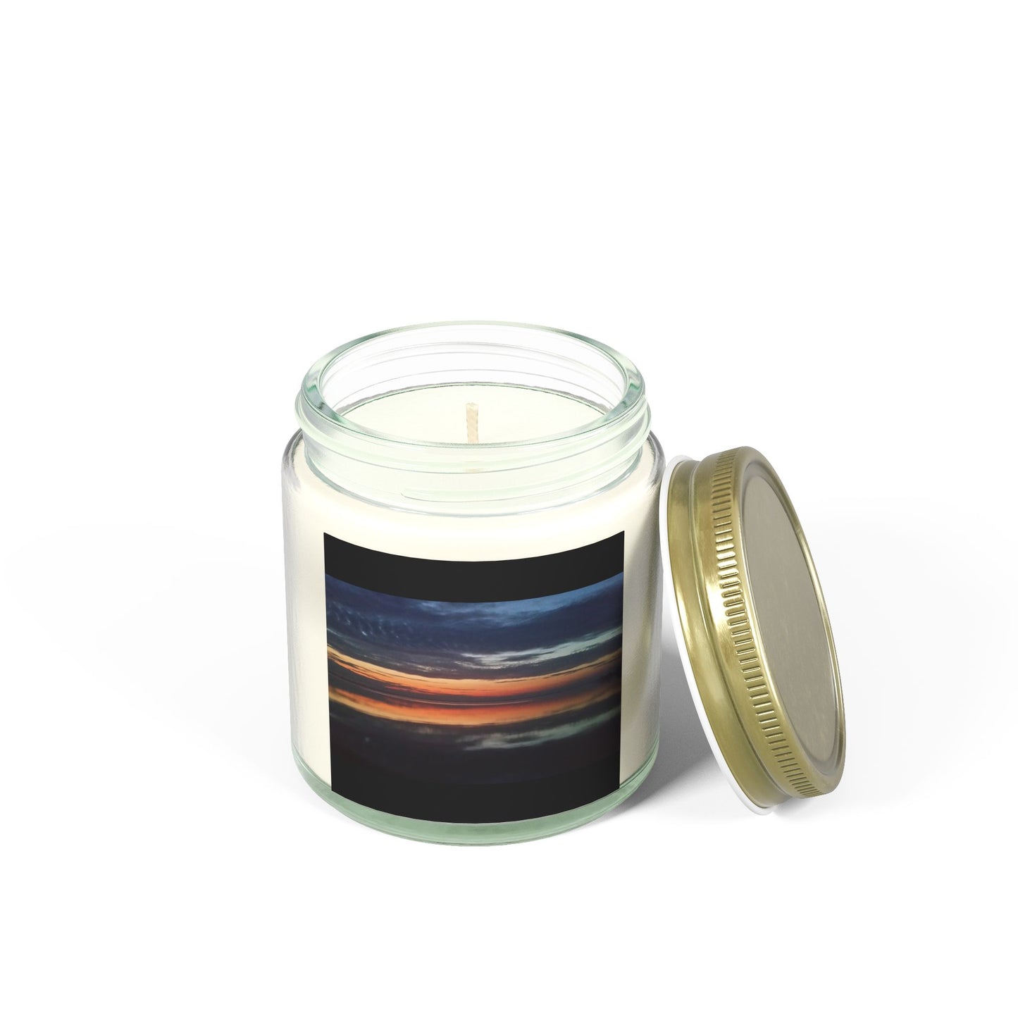 Sunset Bliss Scented Candle - Coconut Apricot Wax (4oz & 9oz)