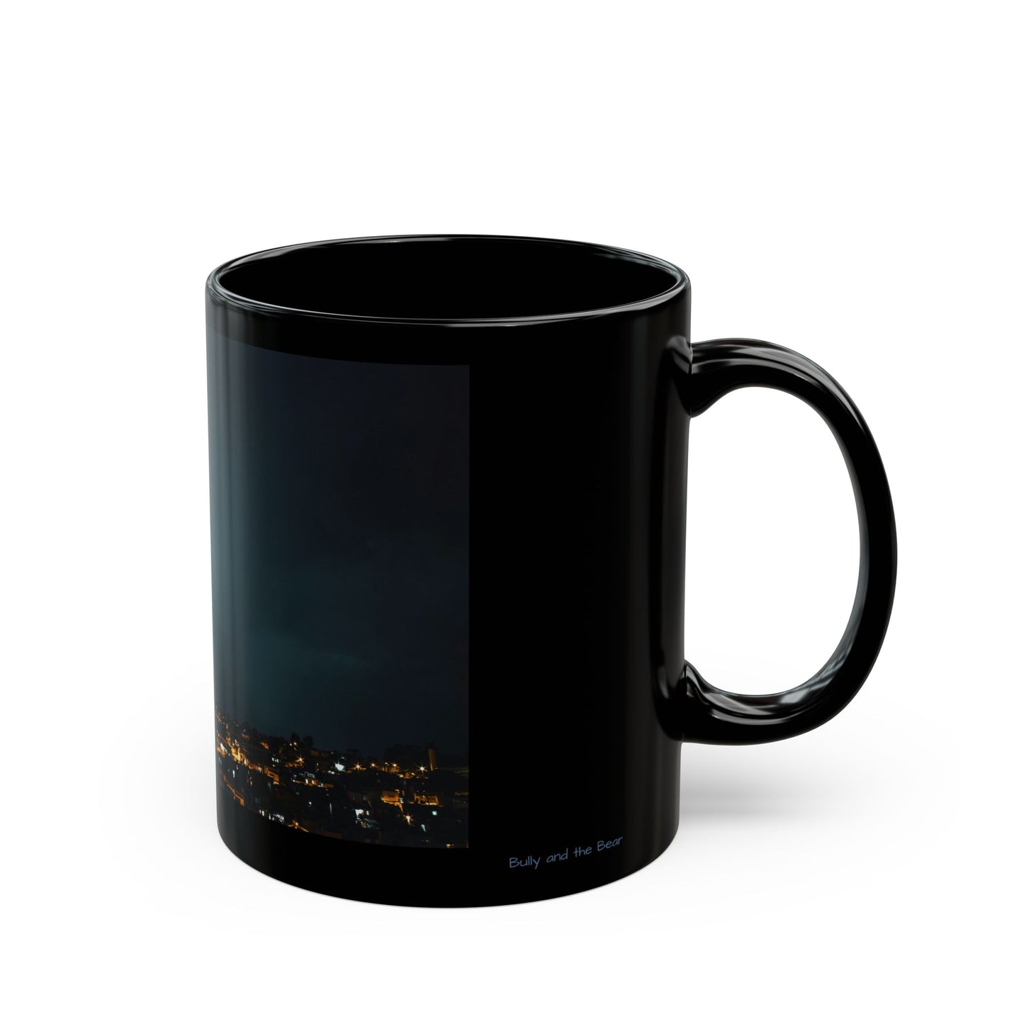 Blue lightning Black Mug (11oz, 15oz)