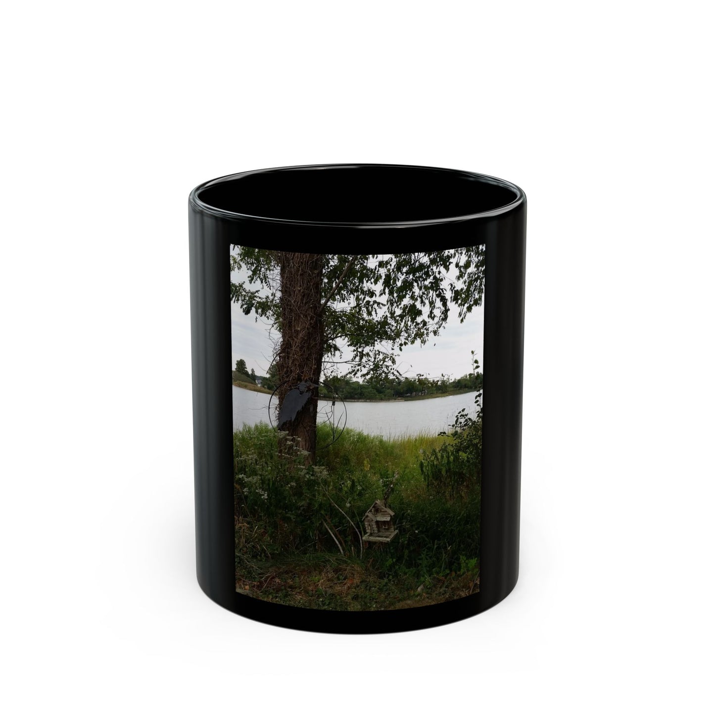 Scenic Nature Black Mug