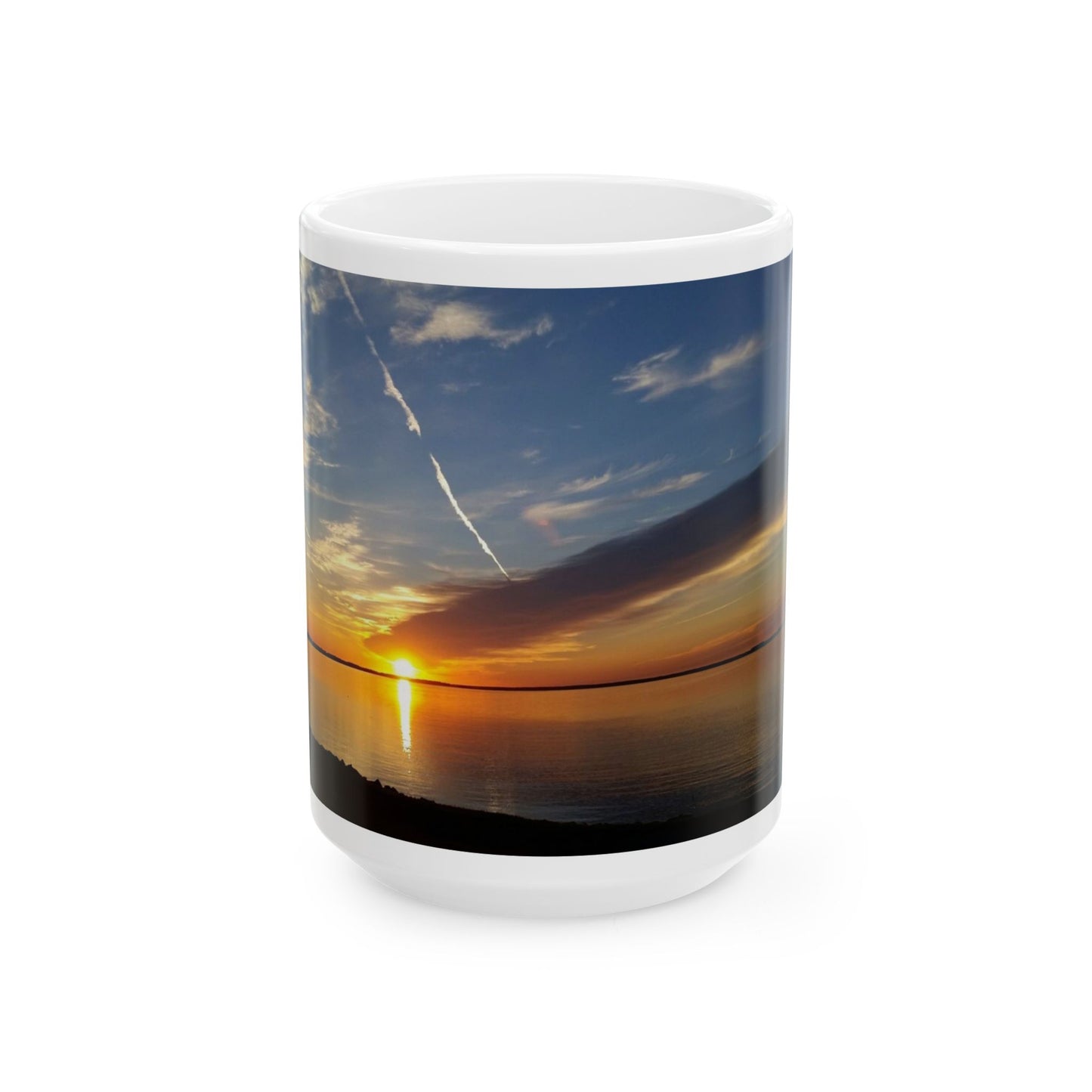 Sunrise Ceramic Mug, (11oz, 15oz)