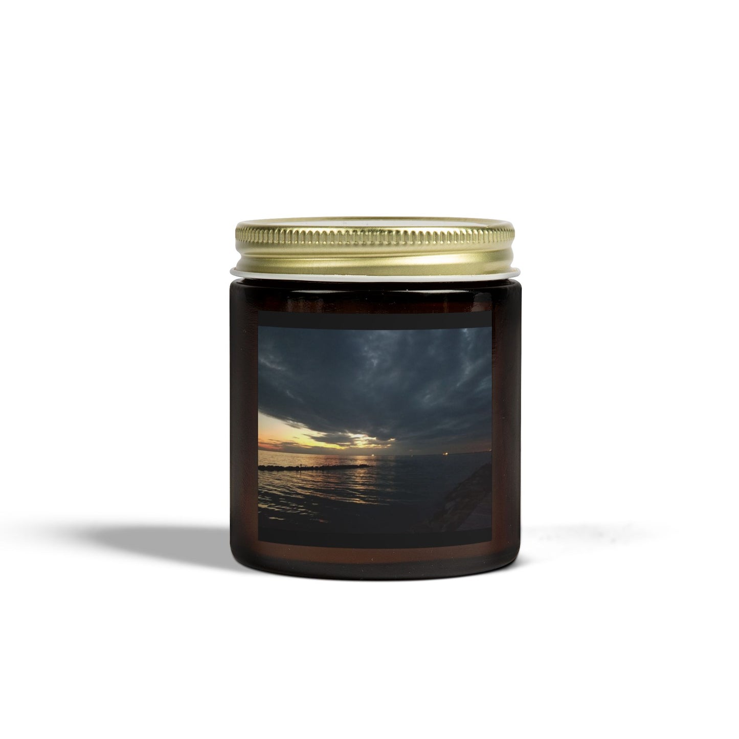 Coastal Sunset Scented Candle - Coconut Apricot Wax (4oz & 9oz)