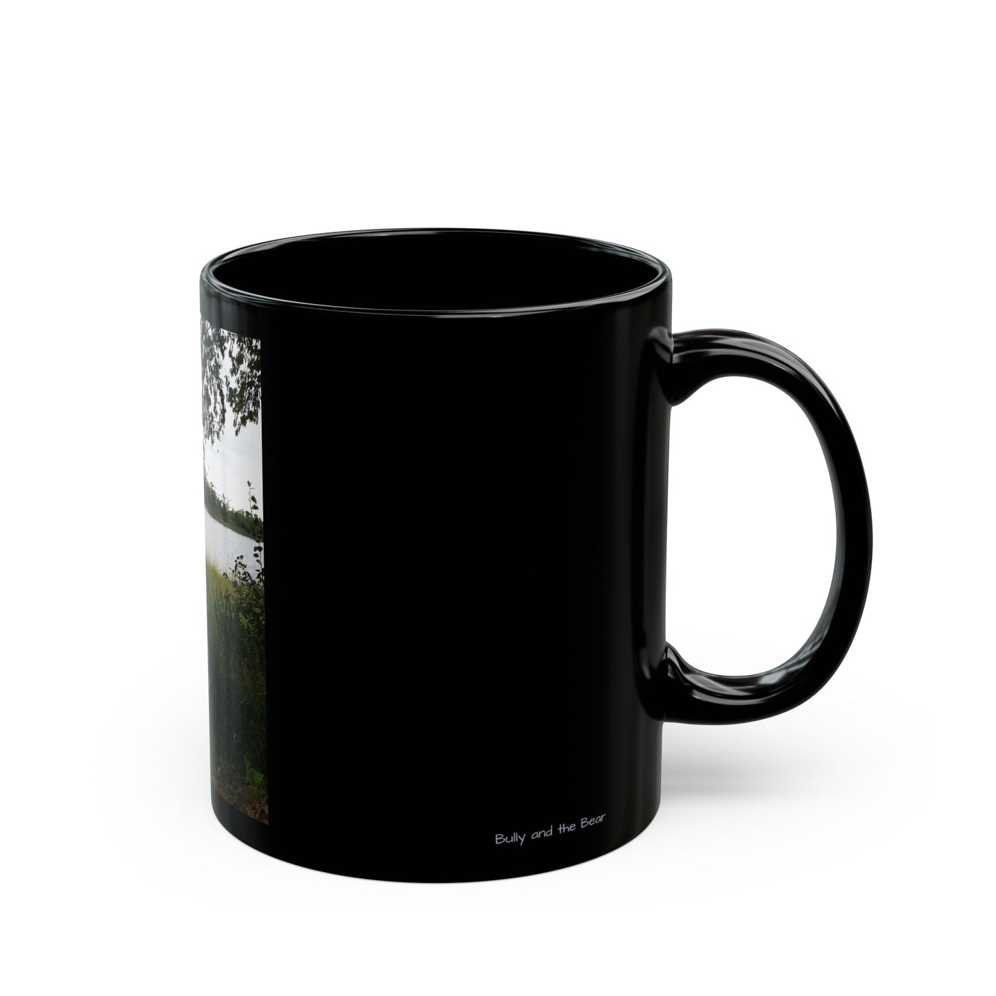 Scenic Nature Black Mug