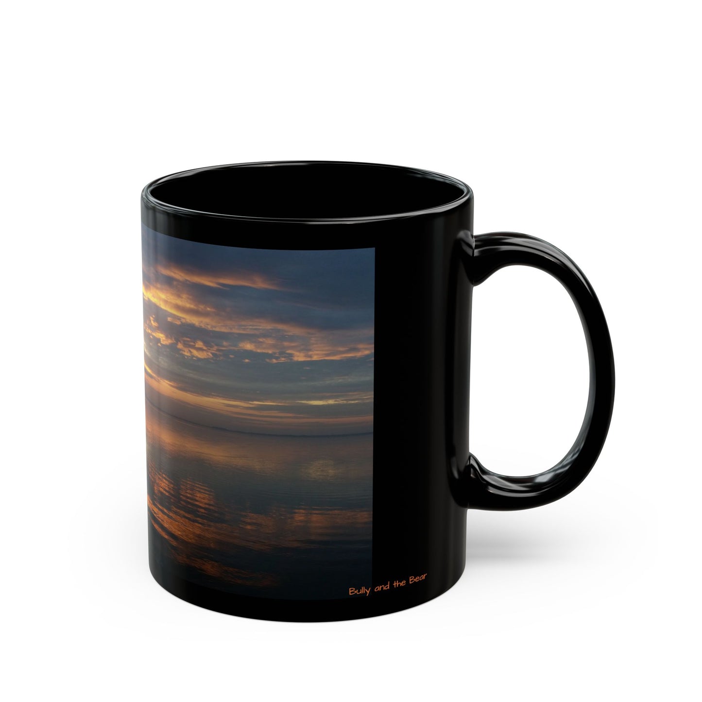Stormy Sunrise Black Mug (11oz, 15oz)