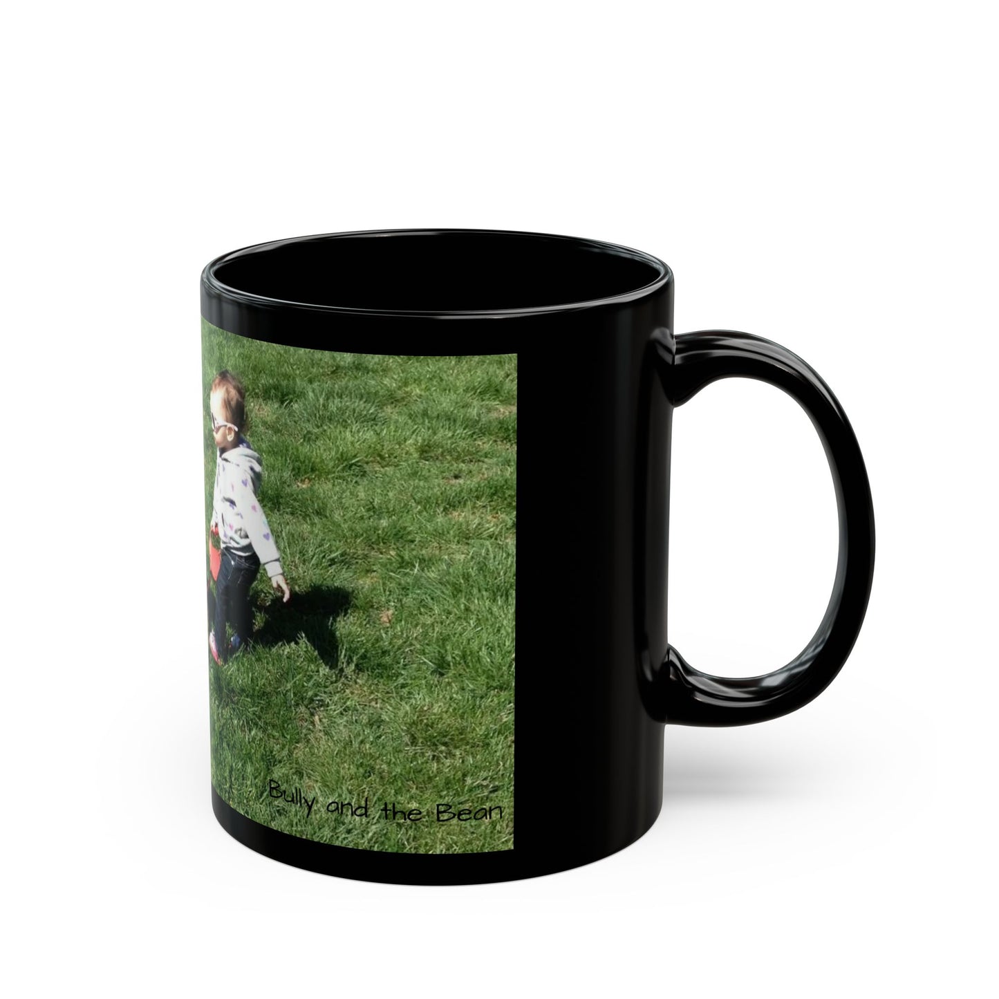 Little lady and her BFF Black Mug (11oz, 15oz)