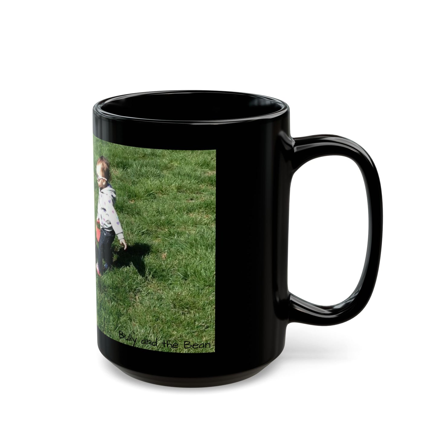 Little lady and her BFF Black Mug (11oz, 15oz)