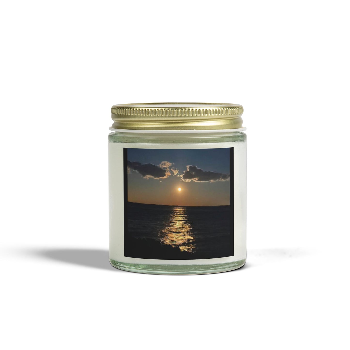 Coastal Sunset Scented Candle - Coconut Apricot Wax (4oz, 9oz)