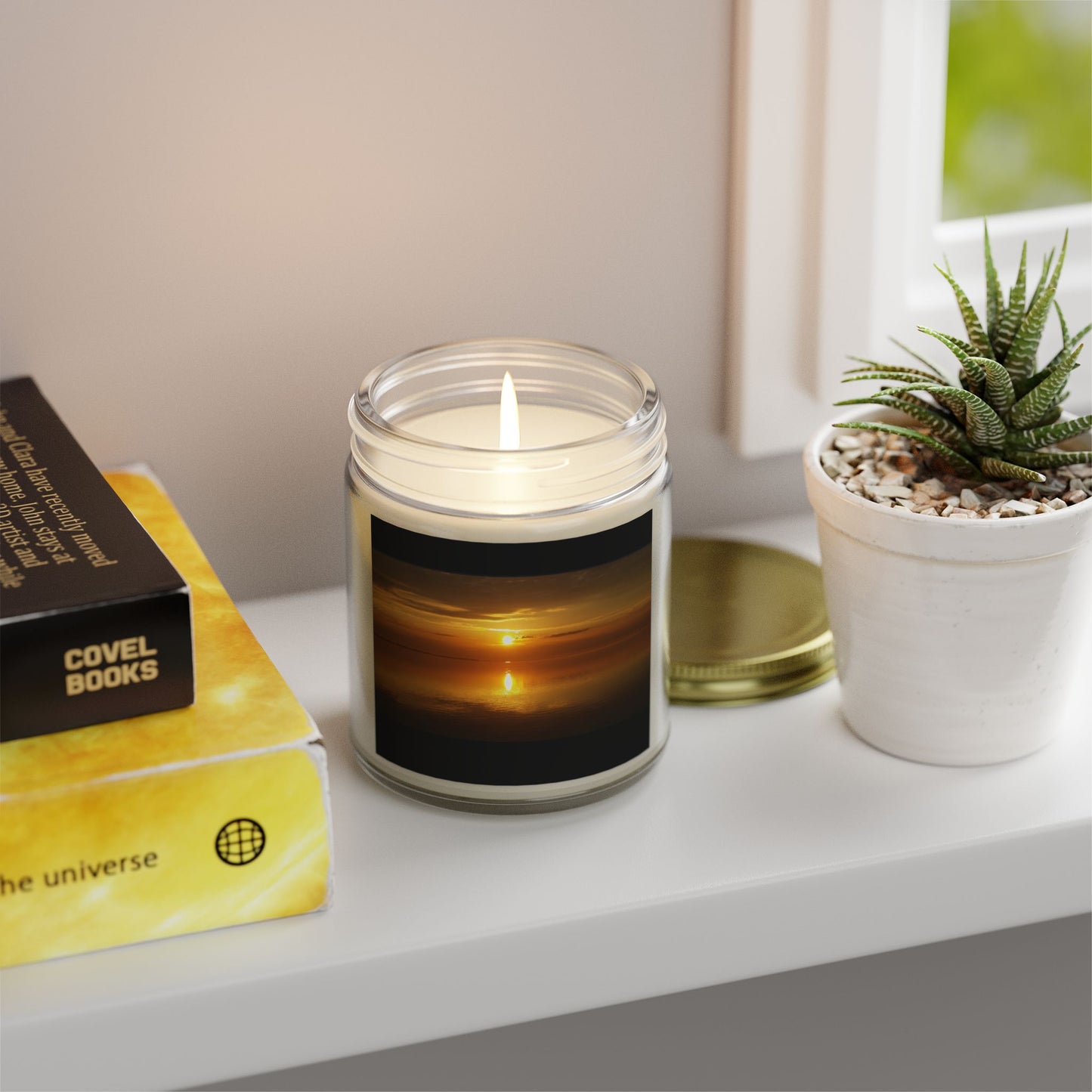 Sunset Scented Candle | Coconut Apricot Wax - 4oz & 9oz