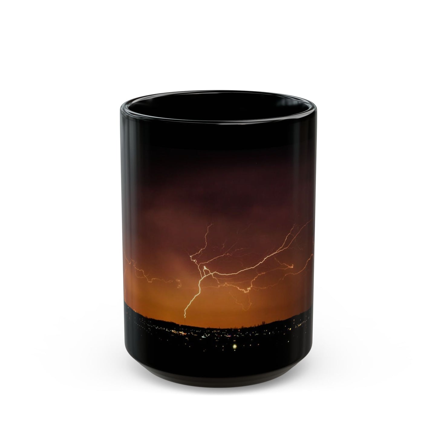 Lightning Black Mug (11oz, 15oz)
