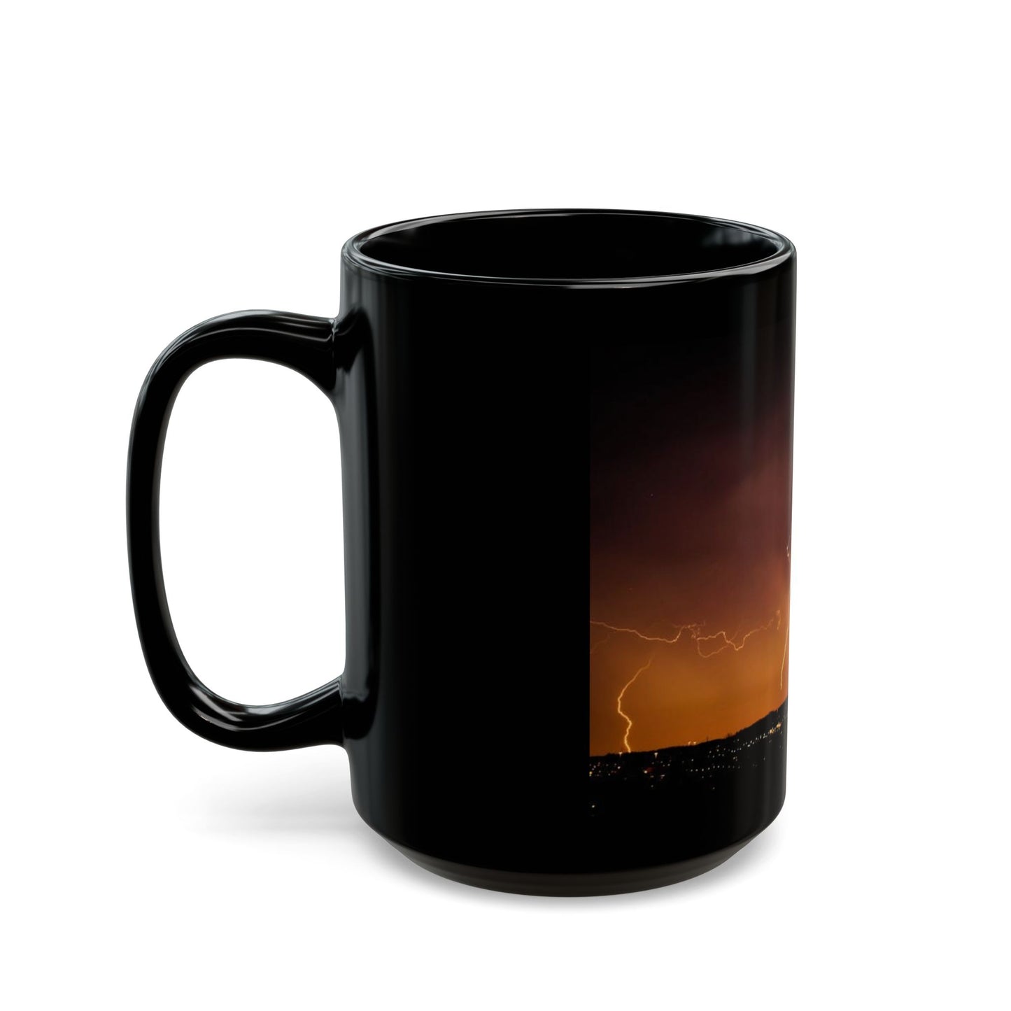 Lightning Black Mug (11oz, 15oz)