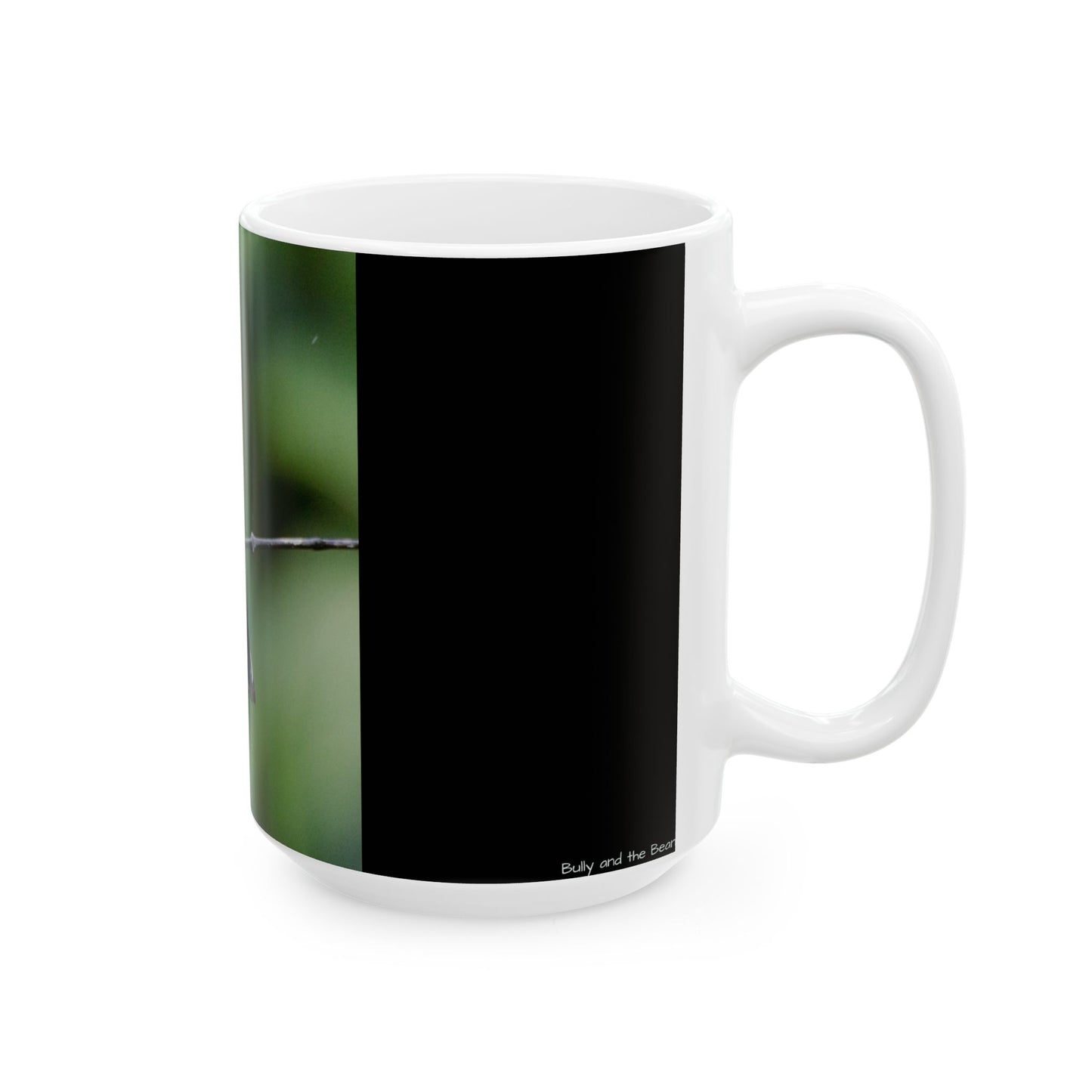 Blue / Green Hummingbird Ceramic Mug, (11oz, 15oz)