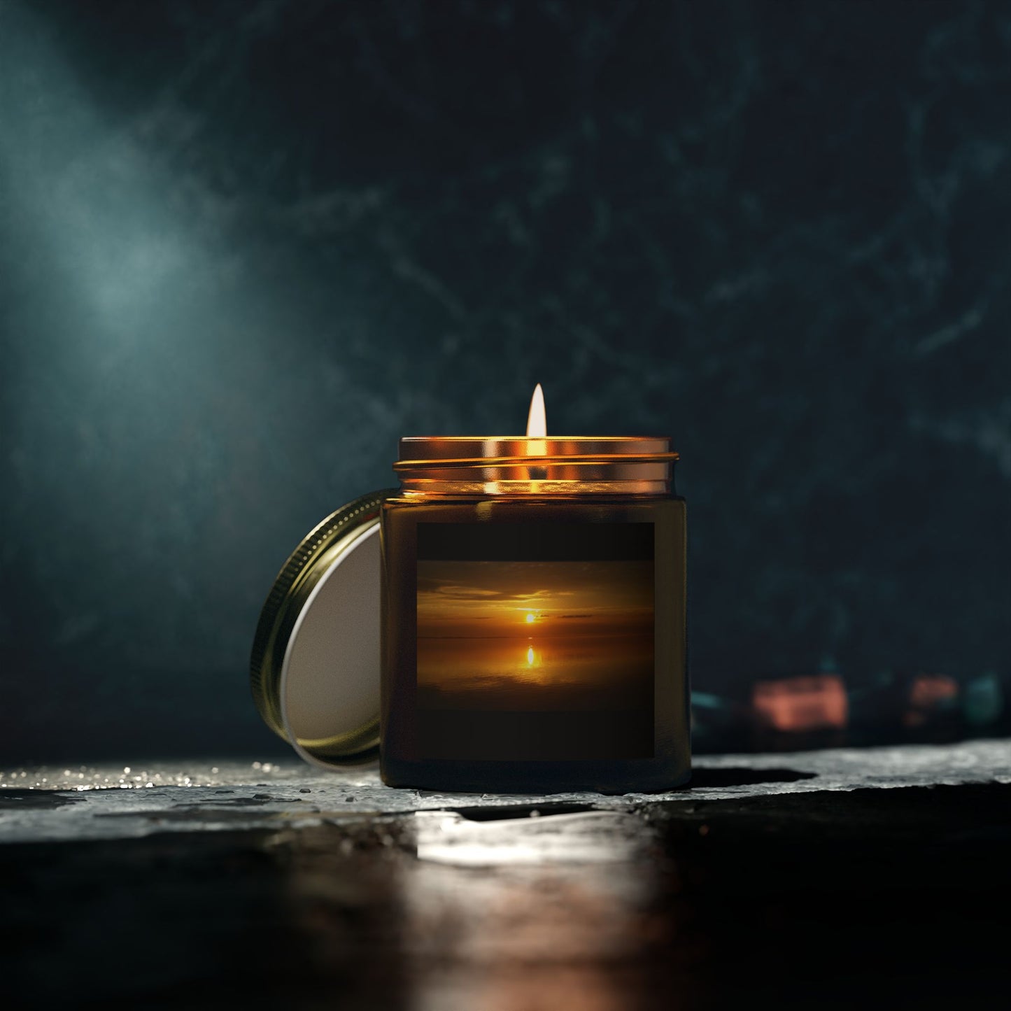Sunset Scented Candle | Coconut Apricot Wax - 4oz & 9oz