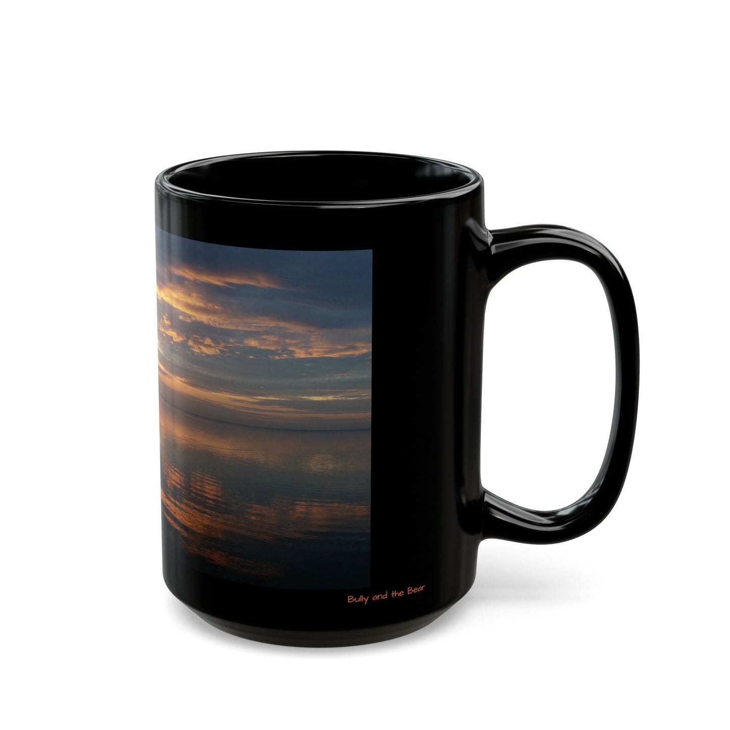 Stormy Sunrise Black Mug (11oz, 15oz)
