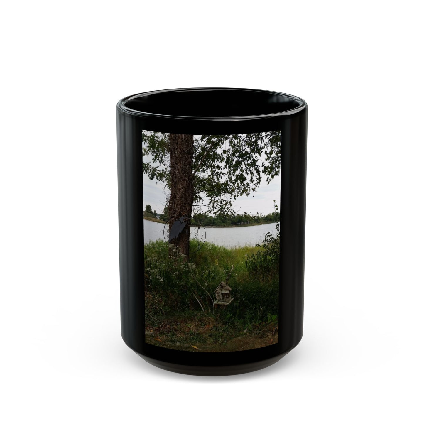 Scenic Nature Black Mug