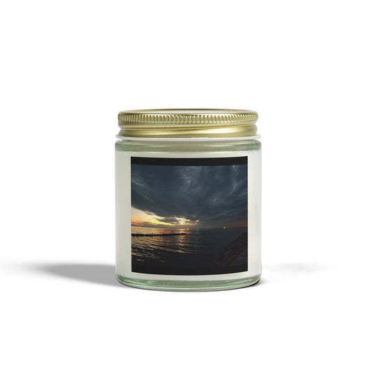 Coastal Sunset Scented Candle - Coconut Apricot Wax (4oz & 9oz)