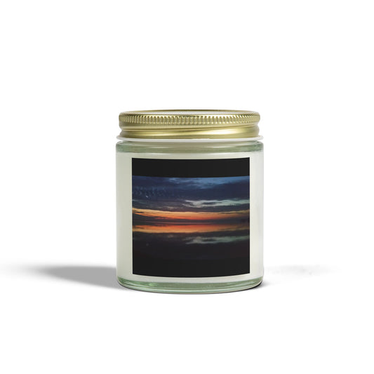 Sunset Bliss Scented Candle - Coconut Apricot Wax (4oz & 9oz)