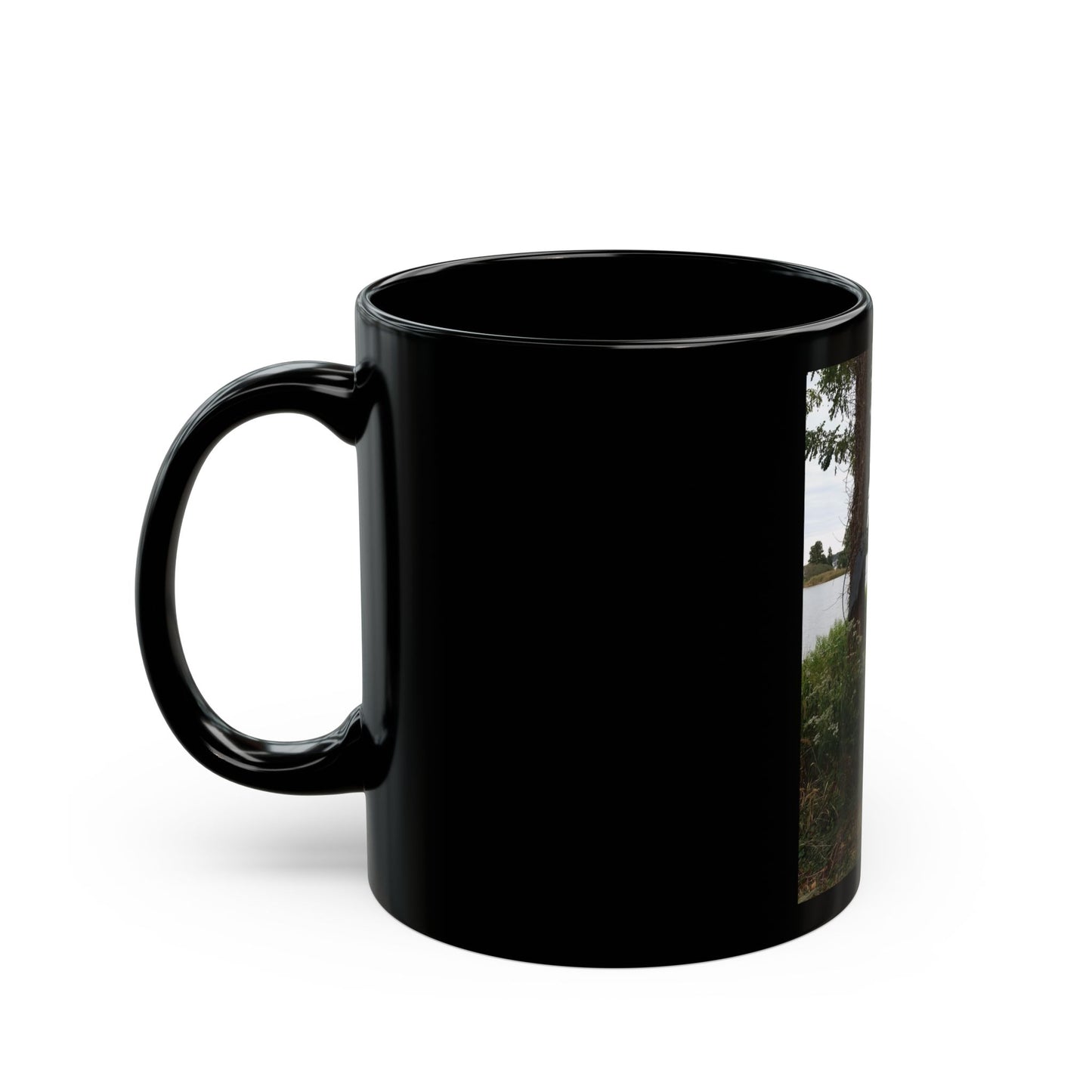 Scenic Nature Black Mug