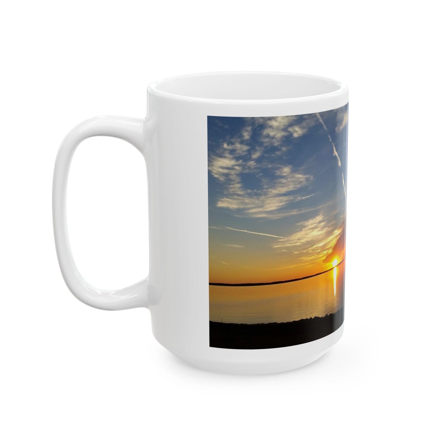 Sunrise Ceramic Mug, (11oz, 15oz)