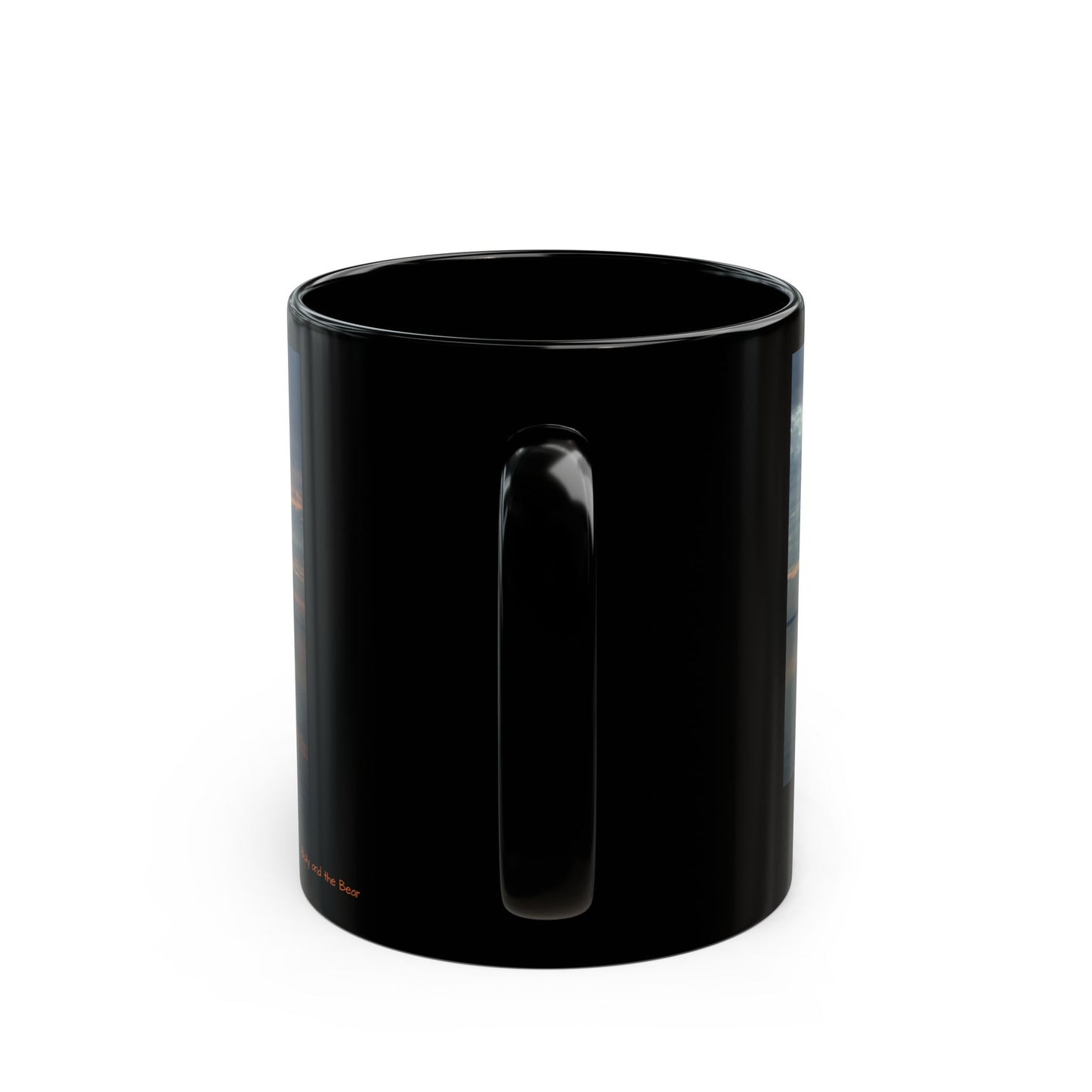 Stormy Sunrise Black Mug (11oz, 15oz)
