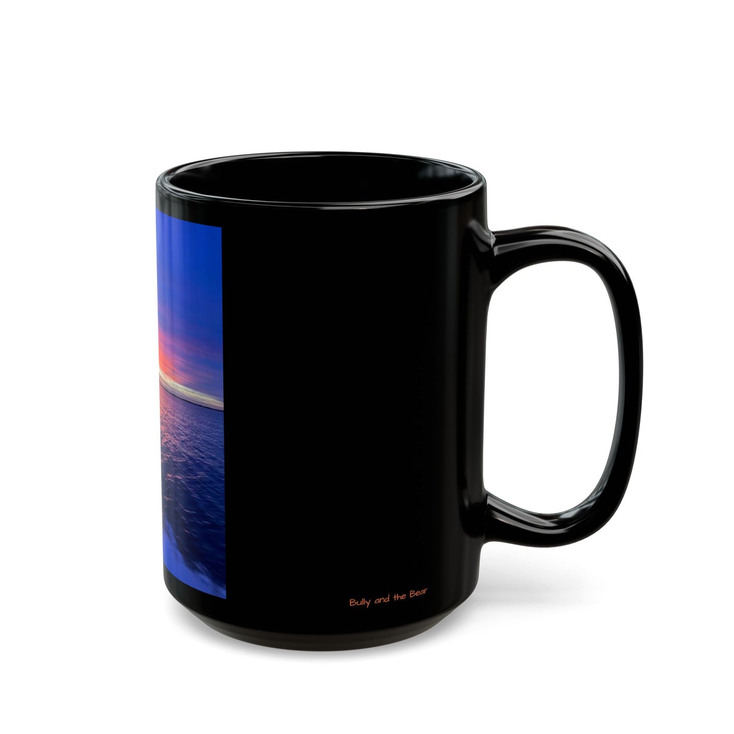 Serene Sunset Black Mug - 11oz & 15oz  Nature Lovers