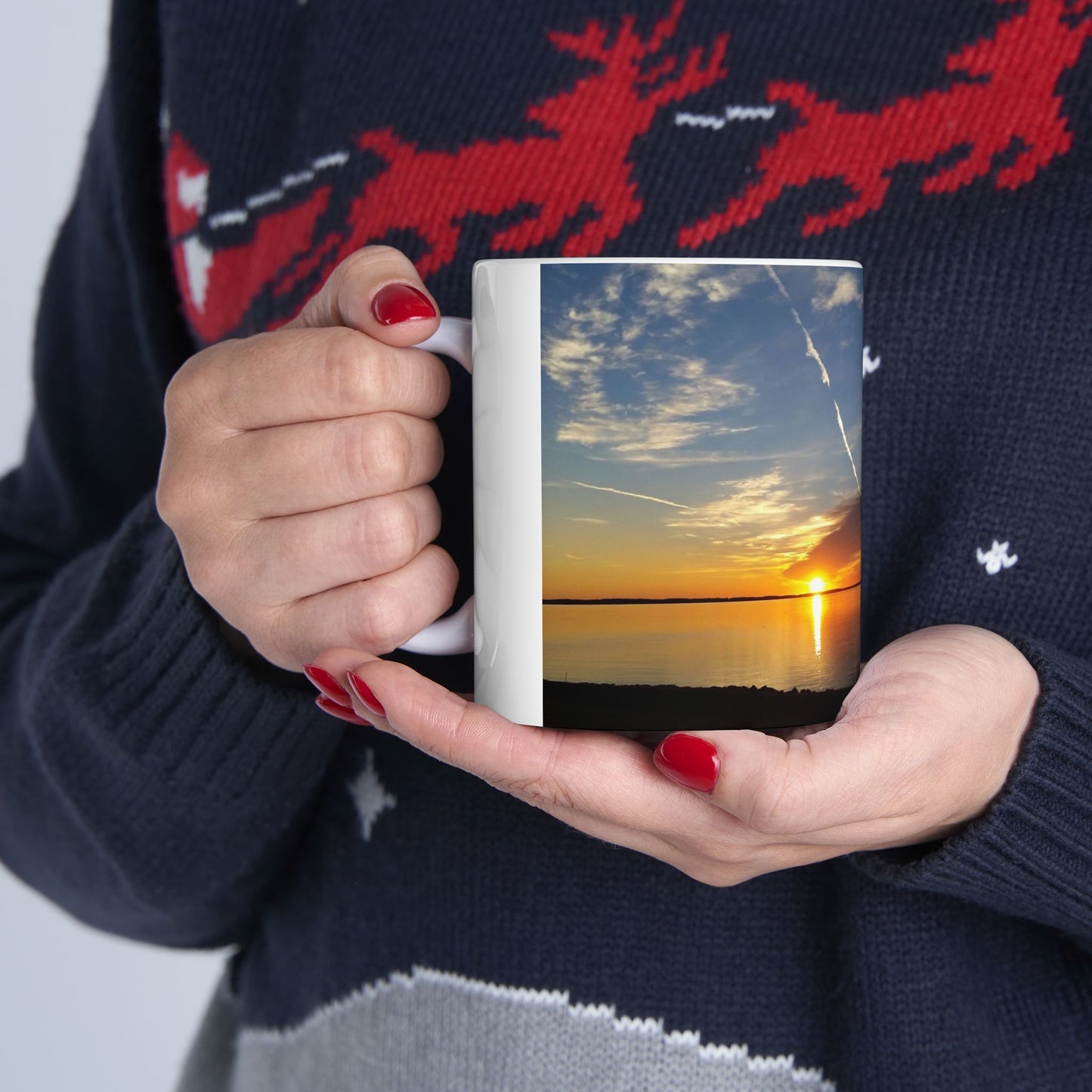 Sunrise Ceramic Mug, (11oz, 15oz)