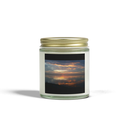 Coconut Apricot Scented Candle - Relaxing Sunset Vibes, Perfect for Home Decor & Gifts