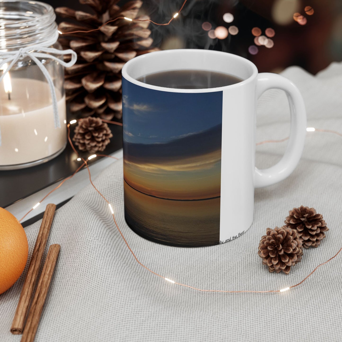 Sunrise Ceramic Mug, (11oz, 15oz)