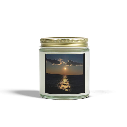 Coastal Sunset Scented Candle - Coconut Apricot Wax (4oz, 9oz)