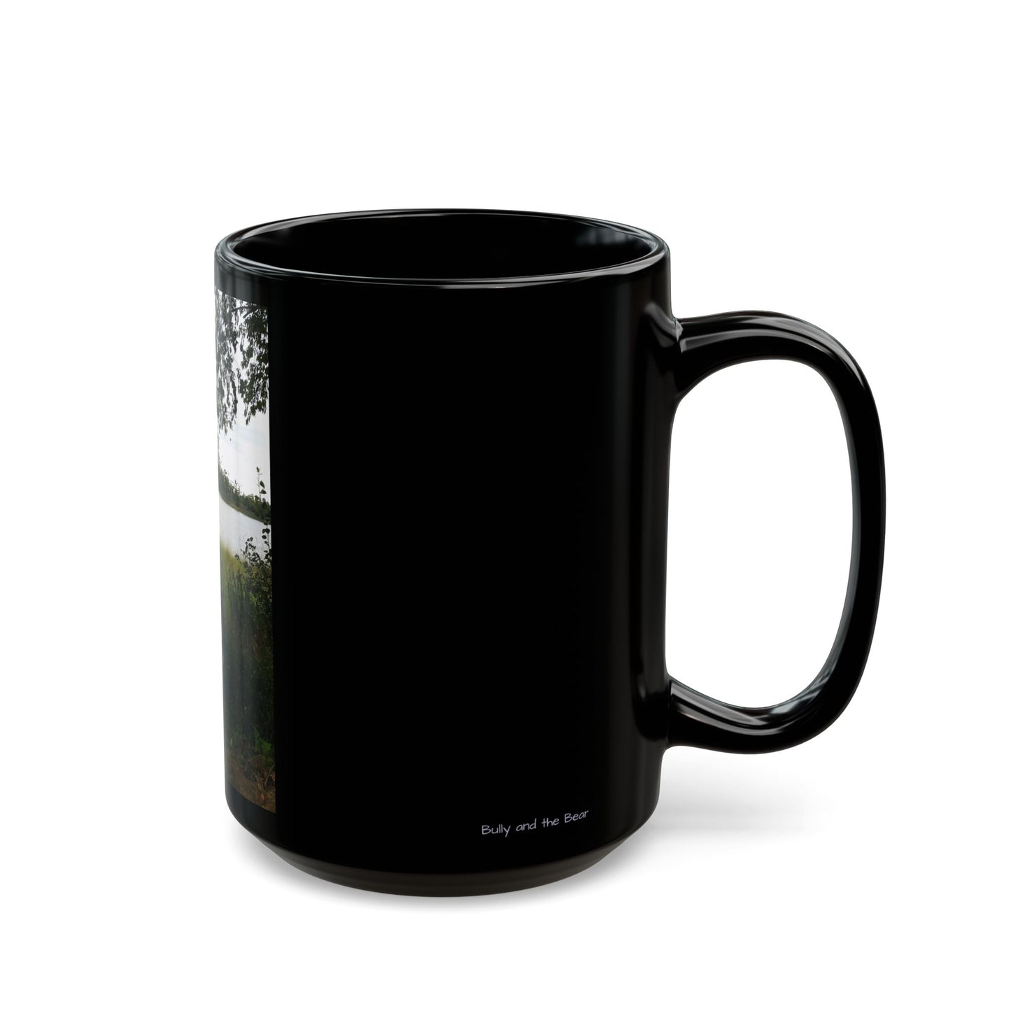 Scenic Nature Black Mug